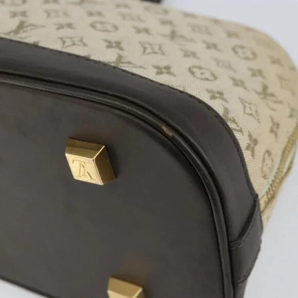 LOUIS VUITTON Monogram Mini Alma Ron Hand Bag Khaki - Picture 3 of 16